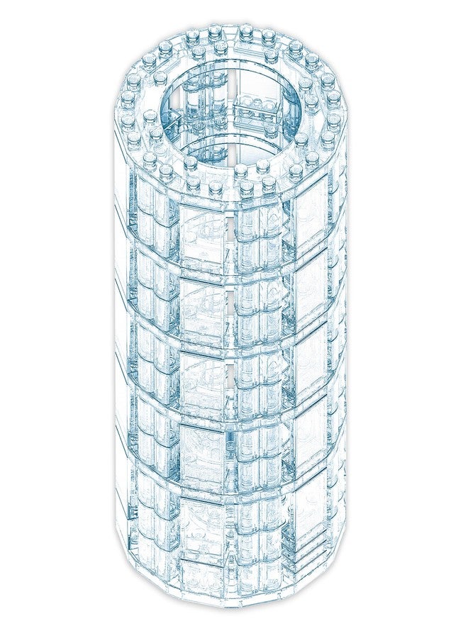 Brickcraft Bricktanicals Crystal Vase Building Set 118pcs Transparent Brick Flower Holder Fits 10 Stems Compatible Botanical Building Blocks Display Case Home Office Décor Gift for Adults Kids - Image 2